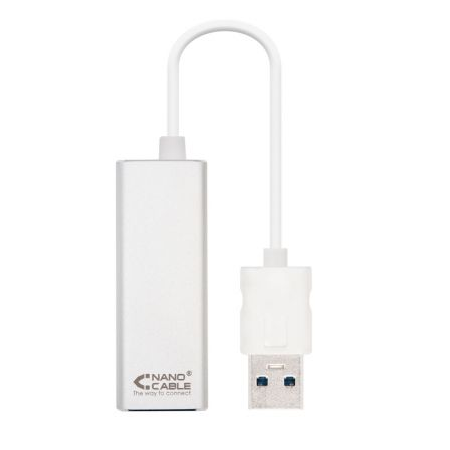 Adaptador USB 3.0 - Nanocable RJ45 10.03.0401/1000 Mbps