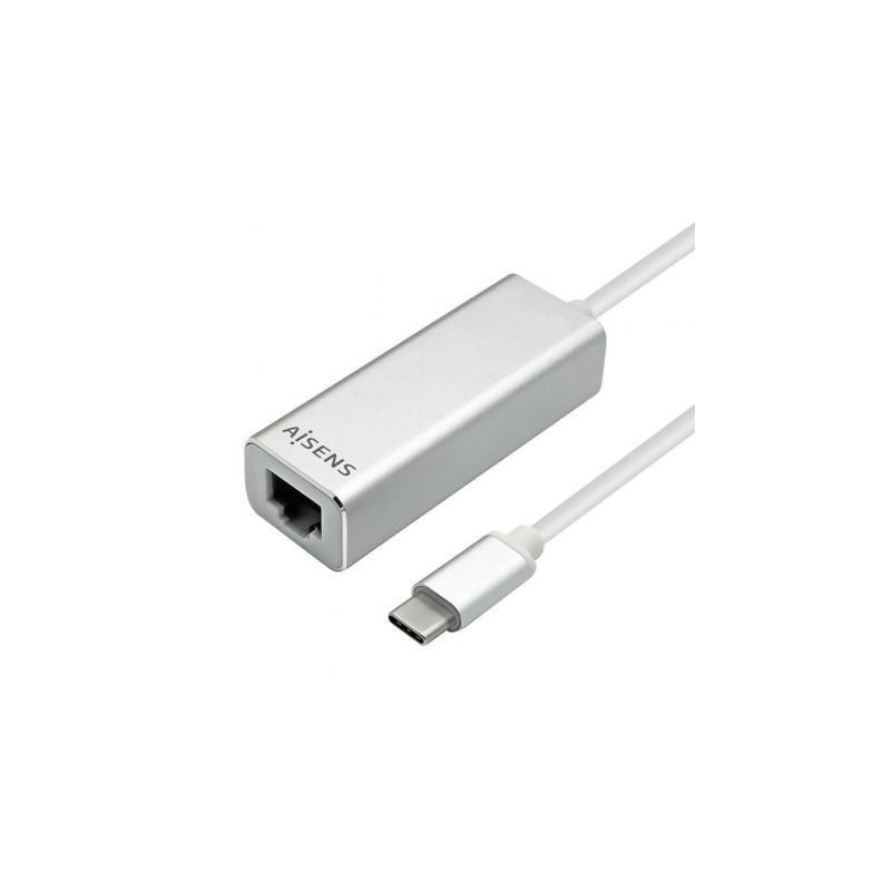 Adaptador USB tipo C RJ45 Aisens A109 0341 1000 Mbps USB tipo C macho RJ45 fêmea