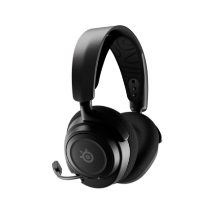 Steelseries Arctis Nova 7 Fones de ouvido sem fio Faixa de cabeça para jogos USB Tipo C Bluetooth Preto