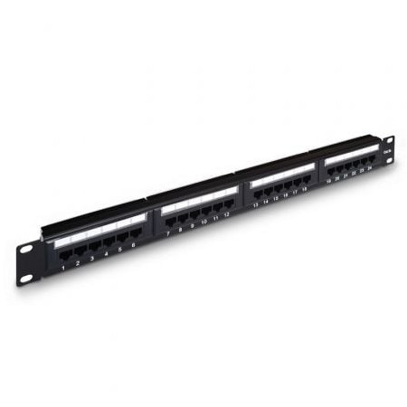 Patch Panel Aisens A141-0307/ 24 portas/ Cat.5e/ Altura 1U