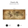 Subblim mouse pad vintage world xl 900 x 400 x 3