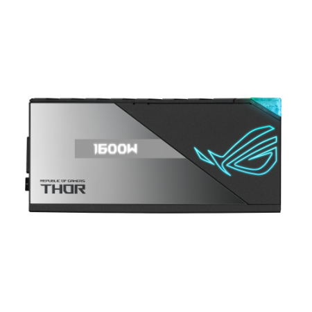 Fonte de alimentação ASUS ROG THOR 1600W Titanium 20+4 pinos ATX Preto, Prata