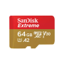 SanDisk Extreme 64 GB MicroSDXC UHS-I Classe 10