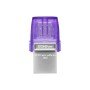 Kingston Technology DataTraveler microDuo 3C USB Flash Drive 256 GB USB tipo A / USB tipo C 3.2 Gen 1 (3.1 Gen 1) aço inoxidável