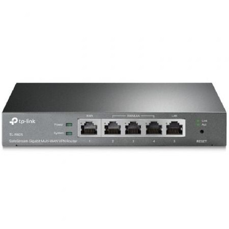 Router TP-Link TL-R605/5 portas Multi-WAN SafeStream Gigabit VPN