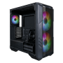 CAIXA COOLER MASTER HAF500 E-ATX ARGB VIDRO TEMPERADO PRETO (H500-KGNN-S00)