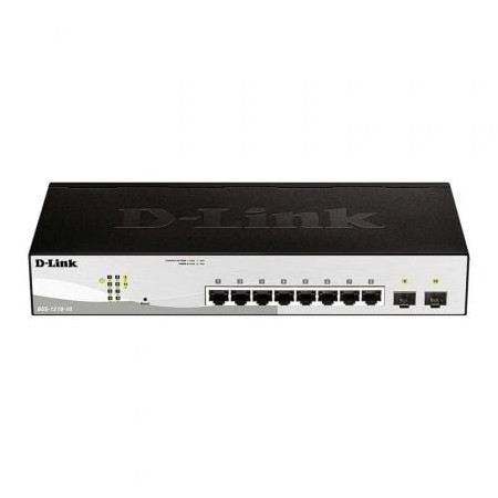 D-Link DGS-1210-10 10 Portas/ RJ-45 Gigabit 10/100/1000 SFP Switch