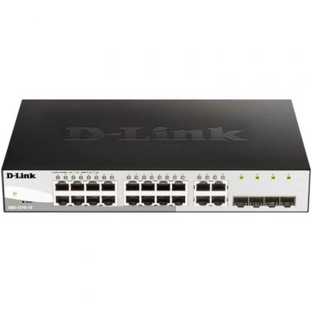 D-Link DGS-1210-16 16 portas/ Gigabit 10/100/1000/ Switch gerenciável SFP