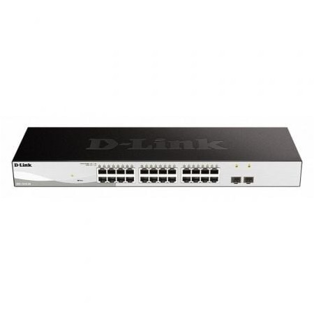 D-Link DGS-1210-26 Smart Plus Switch 26 portas/ RJ-45 10/100/1000/ SFP