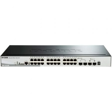 D-Link Smart DGS-1510-28P 28 portas/ RJ-45 10/100/1000 PoE/ SFP Switch