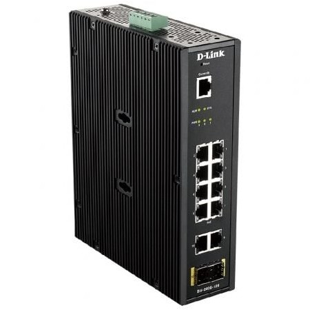 Switch gerenciável D-Link DIS-200G-12S 12 portas/ Gigabit 10/100/1000/ SFP