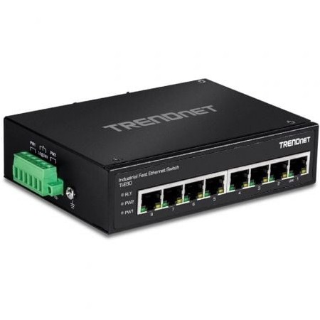 Switch TRENDnet TI-E80 8 portas/ RJ-45 Gigabit 10/100