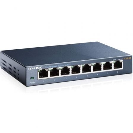 Switch TP-Link TL-SG108 V3.0 8 portas/ RJ-45 10/100/1000