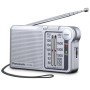 Rádio Portátil Panasonic RF-P150D/Prata