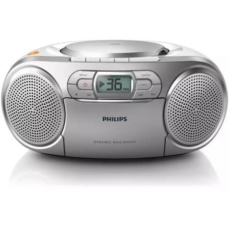 Rádio CD Philips AZ127/12/ 2W/ Cinza