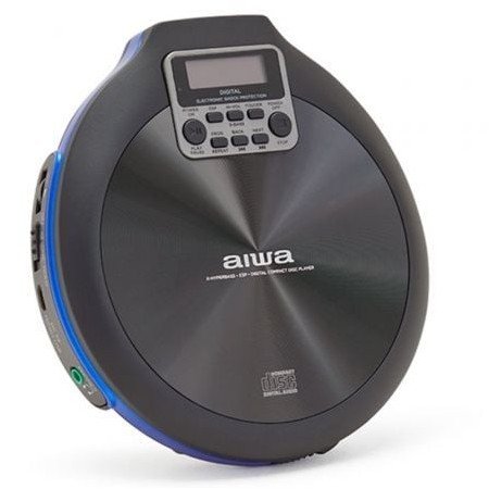 Leitor de CD/CDR/MP3 Aiwa Walk PCD-810BL/ Azul