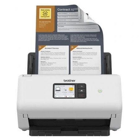 Scanner de documentos Brother ADS-4500W com ADF/Alimentador de documentos duplex