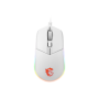 Mouse MSI CLUTCH GM11 WHITE Ambidestro USB tipo A Ótico 5000 DPI