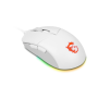 Mouse MSI CLUTCH GM11 WHITE Ambidestro USB tipo A Ótico 5000 DPI