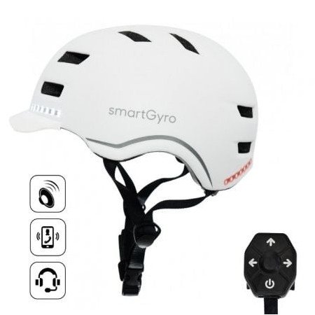 Capacete adulto SmartGyro Helmet Pro / tamanho L / branco