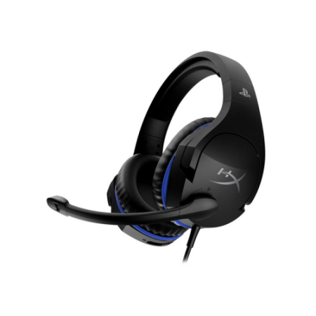 HP Cloud Stinger - Fone de ouvido para jogos - PS5-PS4 (preto-azul) Fones de ouvido com fio Faixa para jogo preto, azul