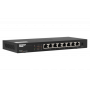 QNAP QSW-1108-8T switch Ethernet 2.5G não gerenciado (100/1000/2500) Preto