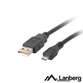 Cabo Usb-A 2.0 Macho / Micro Usb Macho 1M Lanberg Cabo Usb-A 2.0 Macho / Micro Usb Macho 1M Lanberg