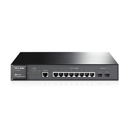 SWITCH GERENCIADO TP-LINK JETSTREAM™ 8 PORTAS GIGABIT L2 + 2 SLOT SFP, CONTROLADOR OMADA SDN