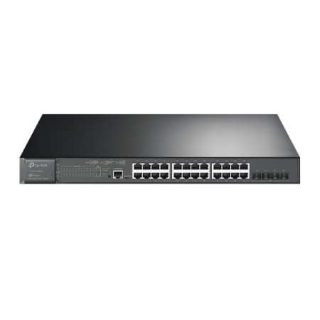 TP-LINK TL-SG3428XMP Switch gerenciável L2+ Gigabit Ethernet (10/100/1000) Power over Ethernet (PoE) Preto