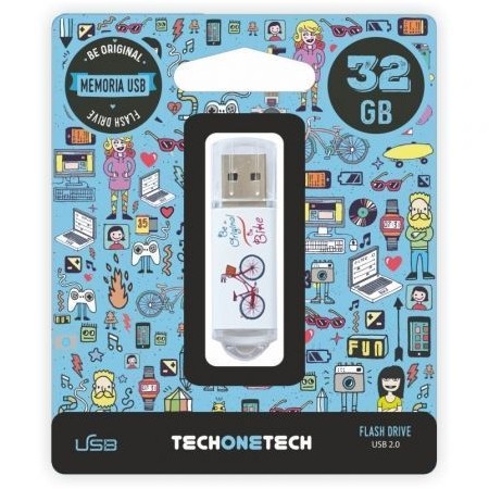 Pendrive Tech One Tech Be Bike USB 2.0 de 32 GB