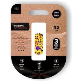 Pendrive 32GB Tech One Tech Emoji colagem USB 2.0 Pendrive 32GB Tech One Tech Emoji colagem USB 2.0