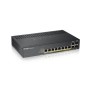 Zyxel GS1920-8HPV2 Gerenciado Gigabit Ethernet (10/100/1000) Power over Ethernet (PoE) Preto