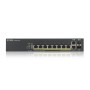 Zyxel GS1920-8HPV2 Gerenciado Gigabit Ethernet (10/100/1000) Power over Ethernet (PoE) Preto