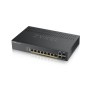 Zyxel GS1920-8HPV2 Gerenciado Gigabit Ethernet (10/100/1000) Power over Ethernet (PoE) Preto