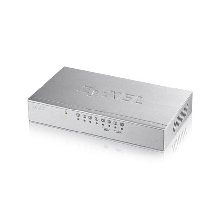 Zyxel GS-108B V3 não gerenciado L2+ Gigabit Ethernet (10/100/1000) Prata