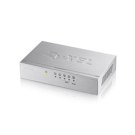 Zyxel GS-105B v3 não gerenciado L2+ Gigabit Ethernet (10/100/1000) prata