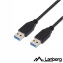 Cabo Usb-A 3.0 Macho / Usb-A Macho 0.5M Lanberg