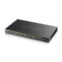 Zyxel GS2220-50HP-EU0101F Switch Gerenciado L2 Gigabit Ethernet (10/100/1000) Power over Ethernet (PoE) Preto