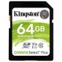 Cartão de Memória Kingston CANVAS Select Plus 64GB SD XC/ Classe 10/ 100MBs