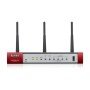 Zyxel USG20W-VPN-EU0101F roteador sem fio Gigabit Ethernet Banda dupla (2,4 GHz / 5 GHz) Cinza, Vermelho