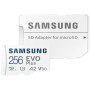 Cartão de Memória Samsung EVO Plus 2021 256GB microSD XC com Adaptador/ Classe 10/ 130MBs
