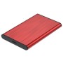 Caixa Externa para disco rígido de 2,5" Aisens ASE-2525RED/ USB 3.1/ sem parafusos