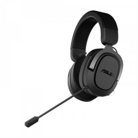 Fones de ouvido sem fio ASUS TUF Gaming H3 Faixa de cabeça USB tipo C cinza