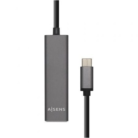 Hub USB tipo C Aisens A109-0403/ 4xUSB