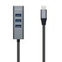 Hub USB tipo C Aisens A109-0508/ 4xUSB