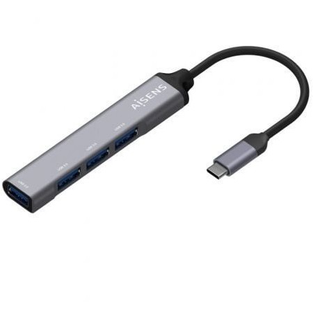 Hub USB tipo C Aisens A109-0541/ 4xUSB