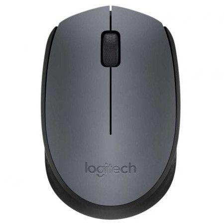 Rato sem fio Logitech M170/ até 1000 DPI/ cinza