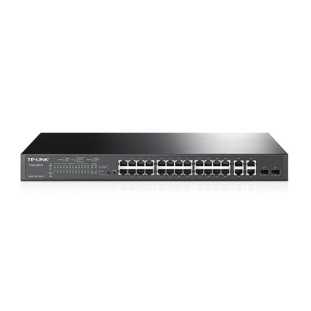 TP-LINK T1500-28PCT Managed L2 Fast Ethernet (10/100) Power over Ethernet (PoE) 1U Preto