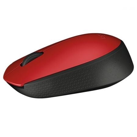 Logitech Wireless Rato M171/ Até 1000 DPI/ Vermelho