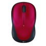 Logitech Wireless Rato M235/ Até 1000 DPI/ Vermelho